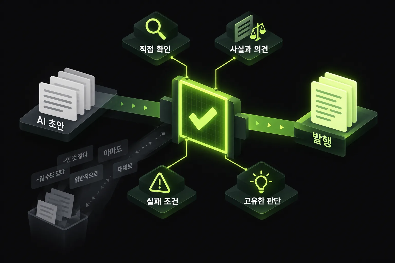 AI 콘텐츠 발행 전 사람이 확인해야 할 네 가지 검수 포인트